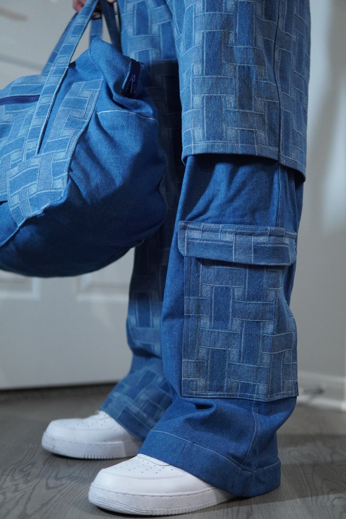 Two Tone Denim Jeans