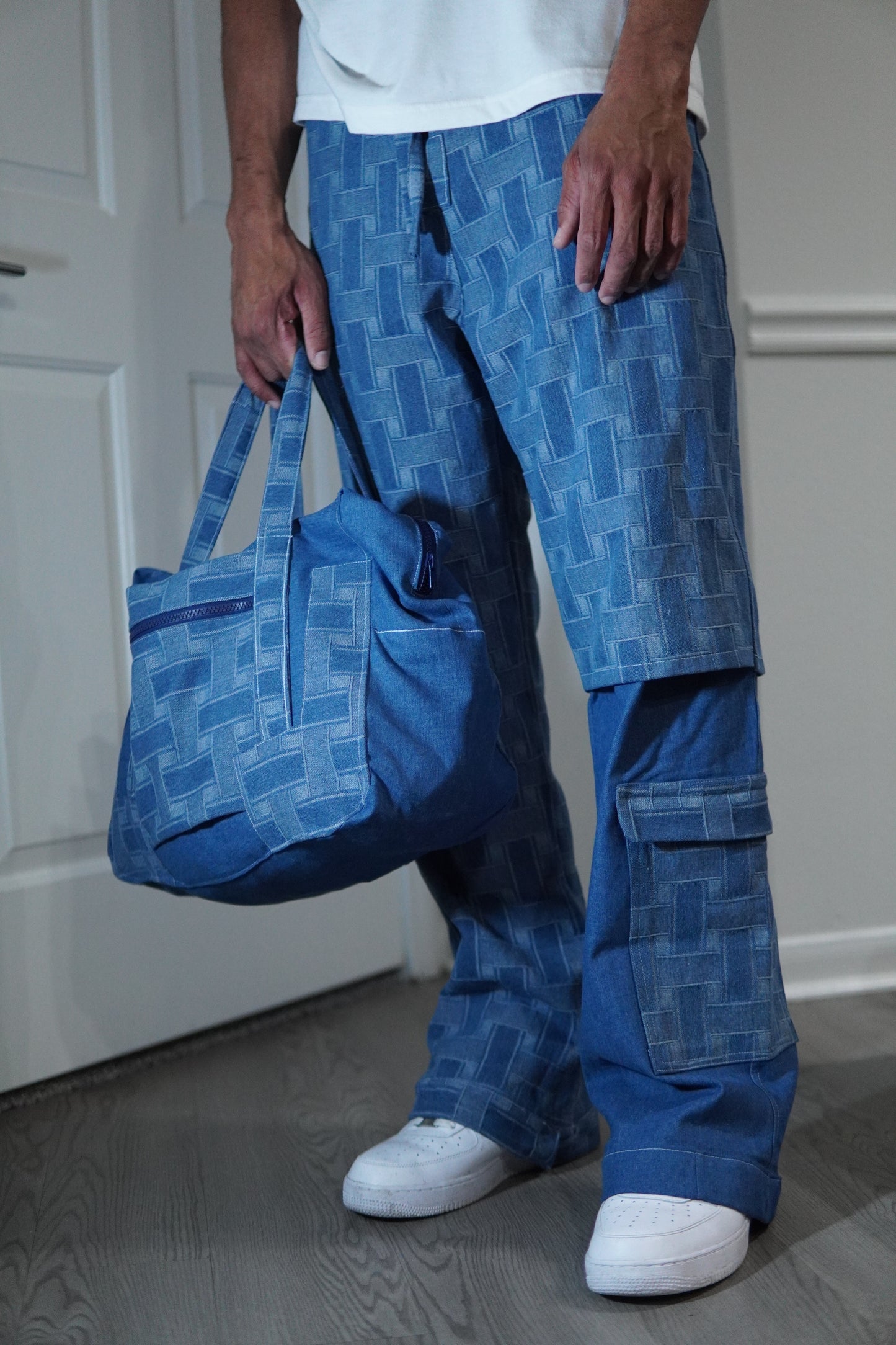 Two Tone Denim Jeans