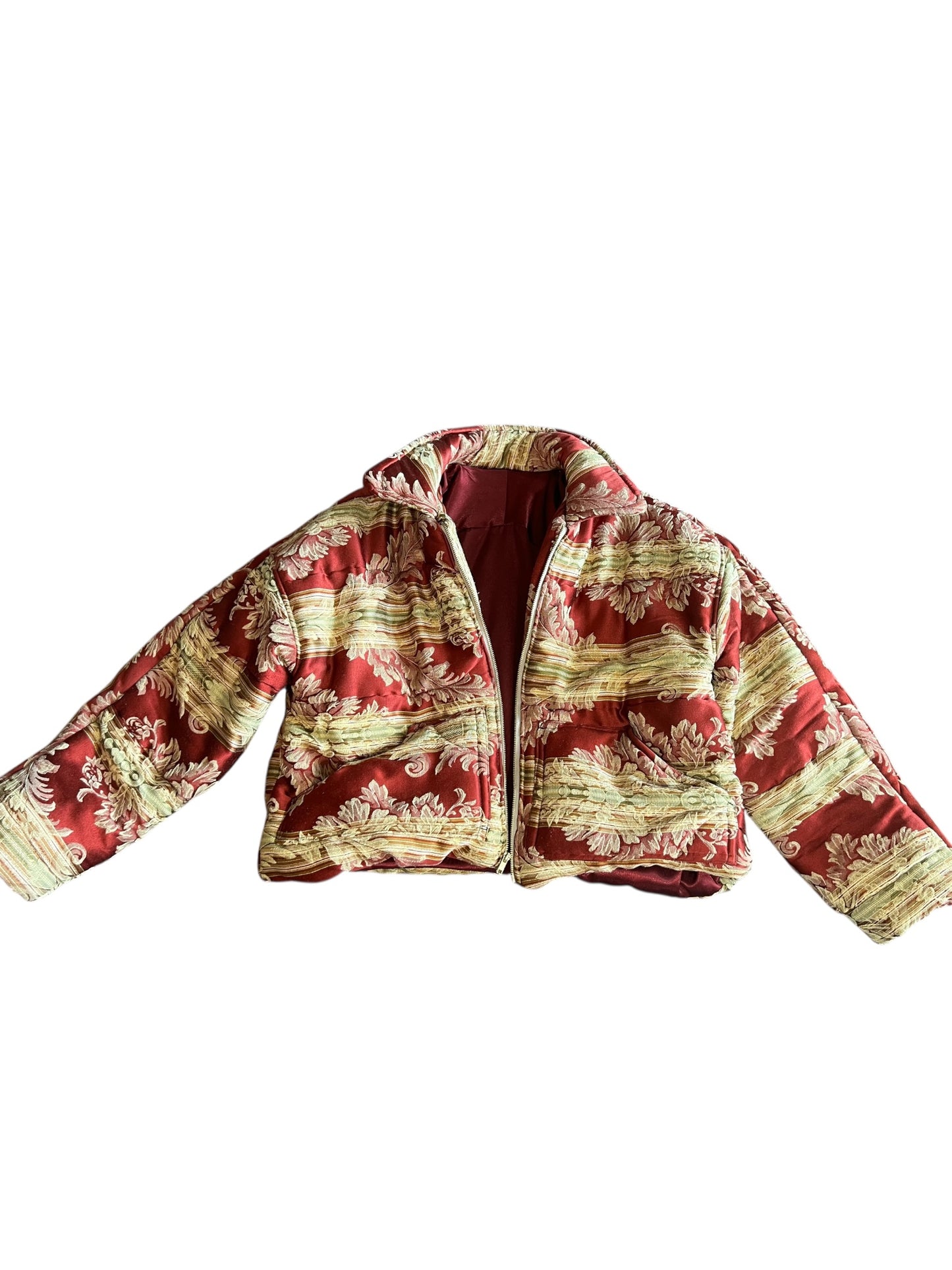 Crop Jacket made out of Cover from Goodwill