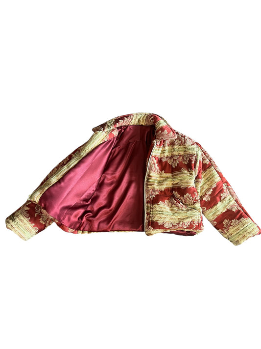 Crop Jacket made out of Cover from Goodwill